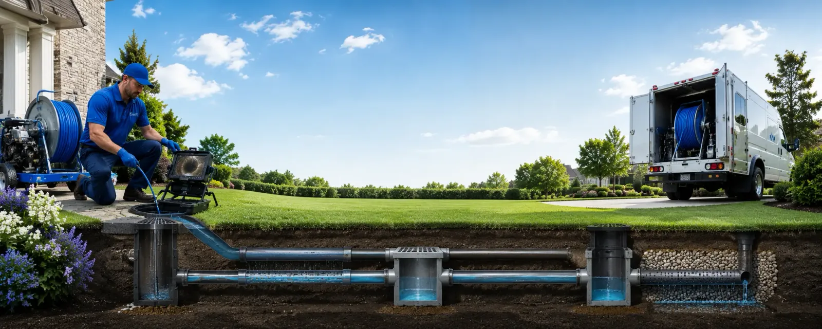 Outdoor drain cleaning information for Brillion, WI
